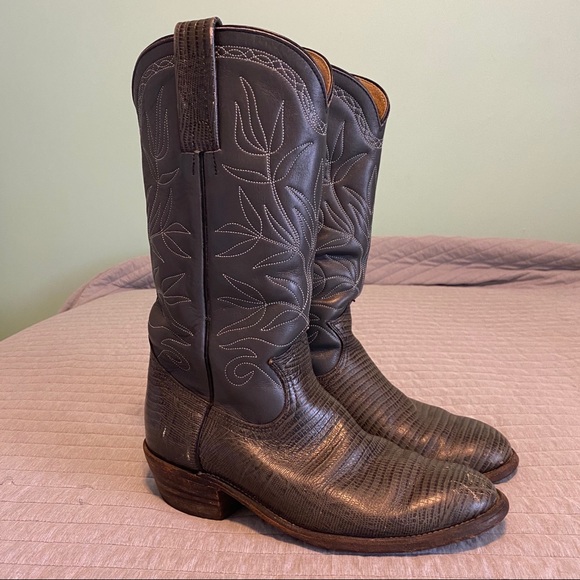 Frye Leather Cowboy Boots - Picture 3 of 9